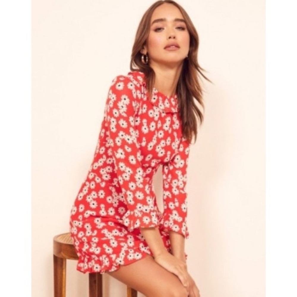 Never Worn, Reformation, floral dress, size 4 (but is pretty short)